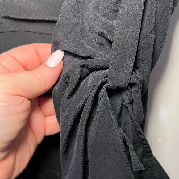 Twelfth Street by Cynthia Vincent Romper Silk Black Minimalist XS - Picture 4 of 7